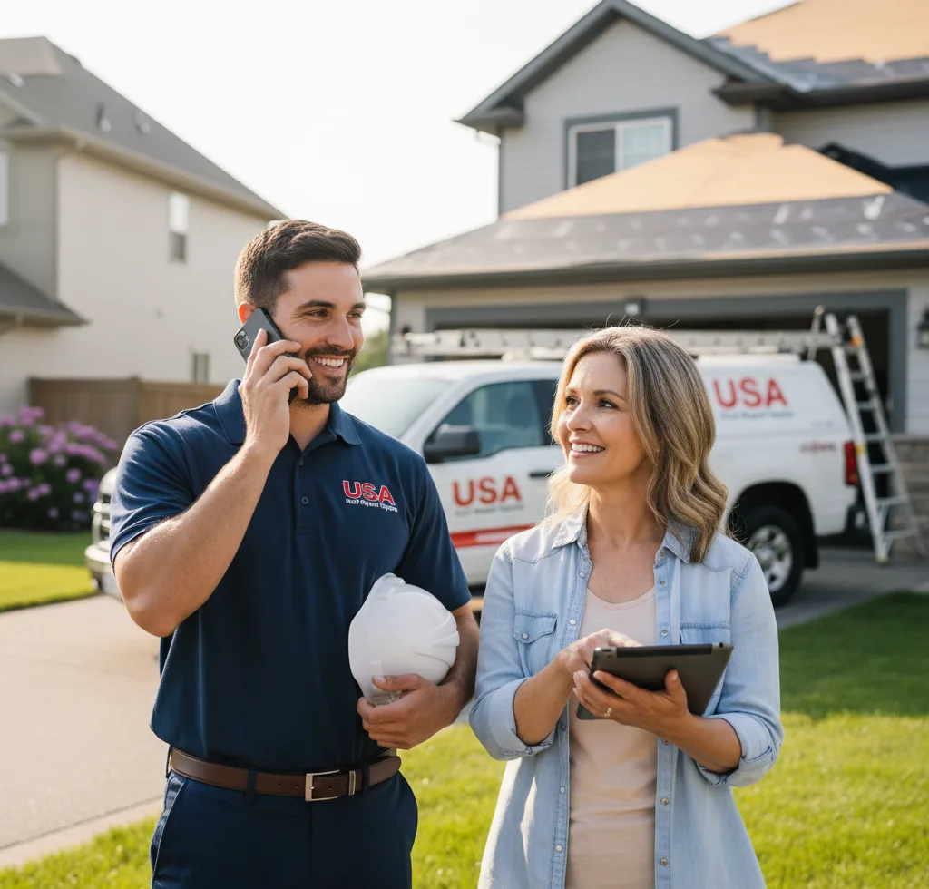 USA Roof Repair Experts customer support in Mars Hill